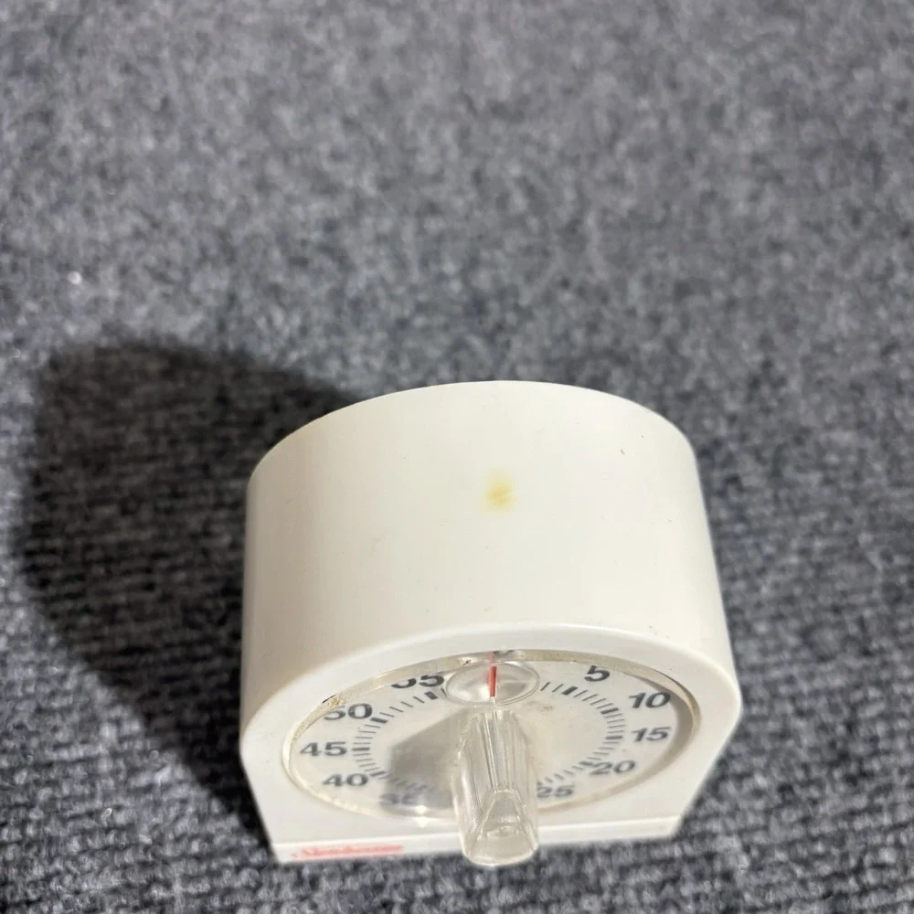Sunbeam Mechanical Timer Kitchen Cooking Vintage Made In USA 60 Minutes Works